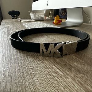 MICHAEL Michael Kors Reversible MK Buckle Belt *Price drop*